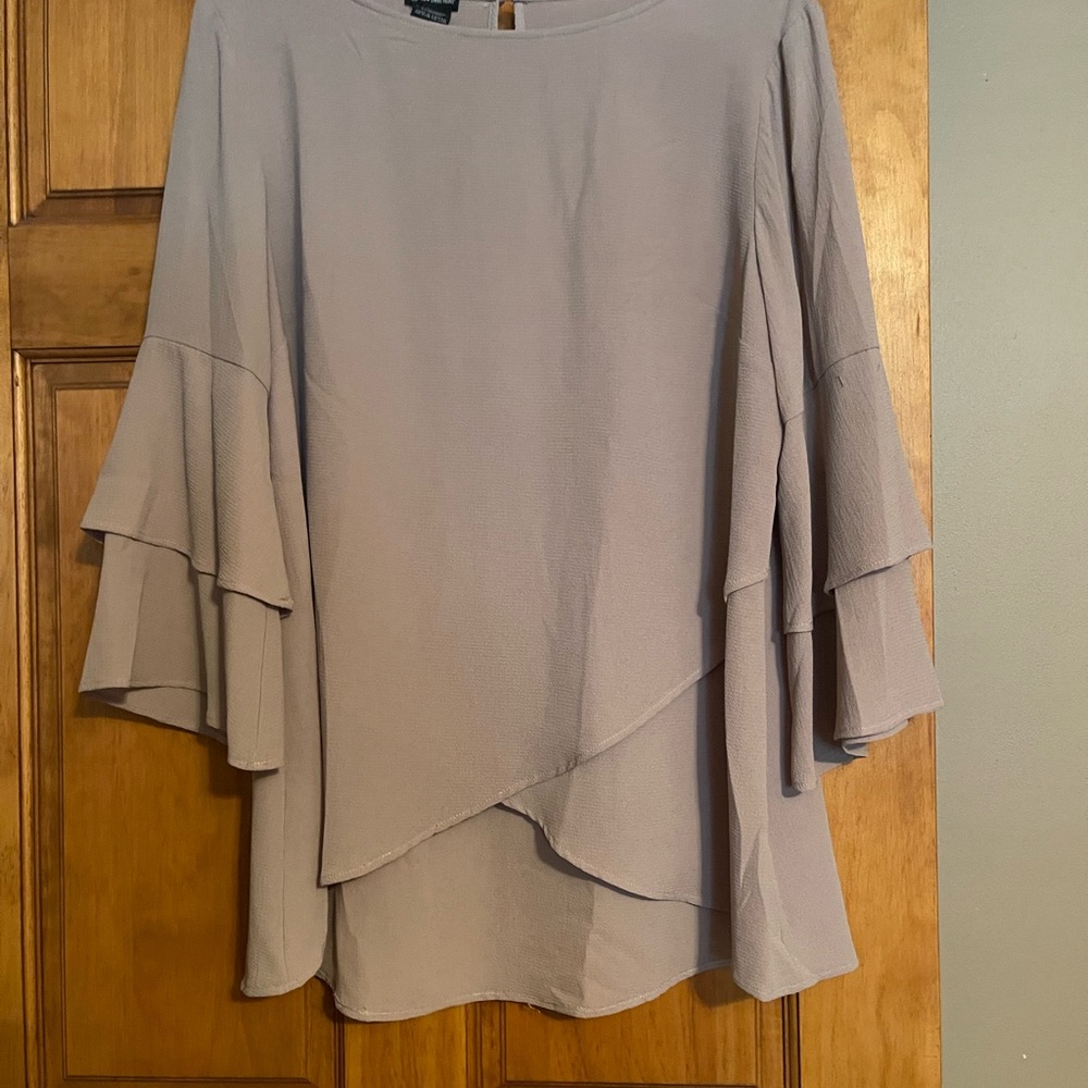 New Directions Women's Blouse in Taupe